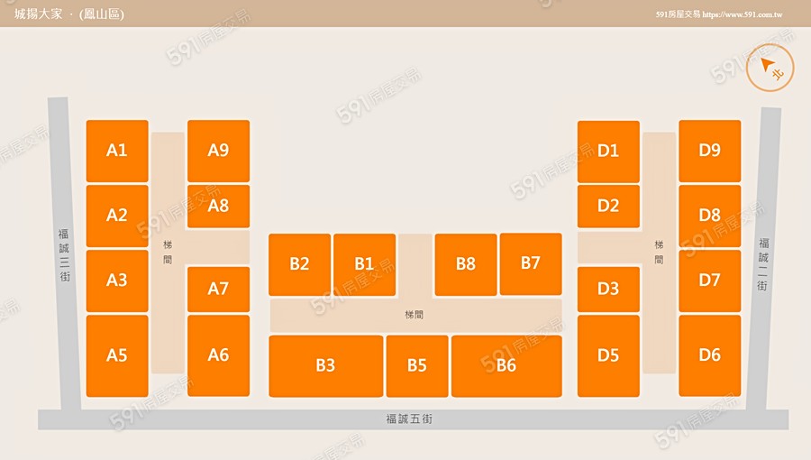 城揚大家平面圖