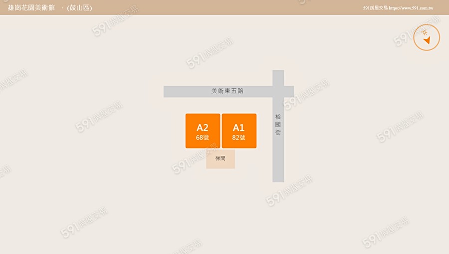 雄崗花園美術館平面圖