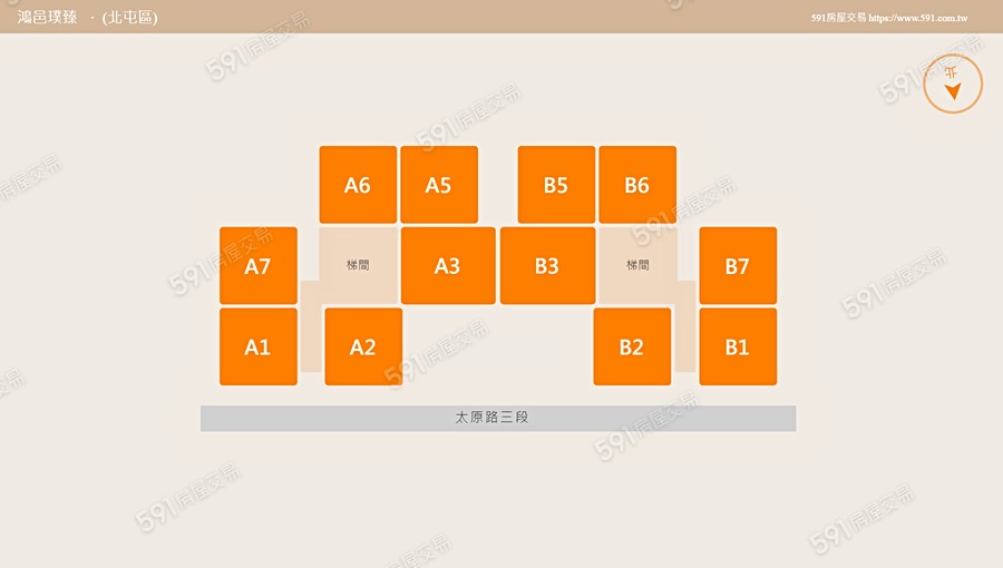 鴻邑璞臻平面圖