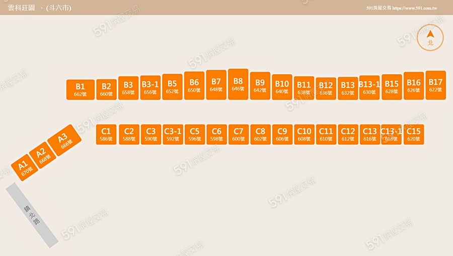 雲科莊園平面圖