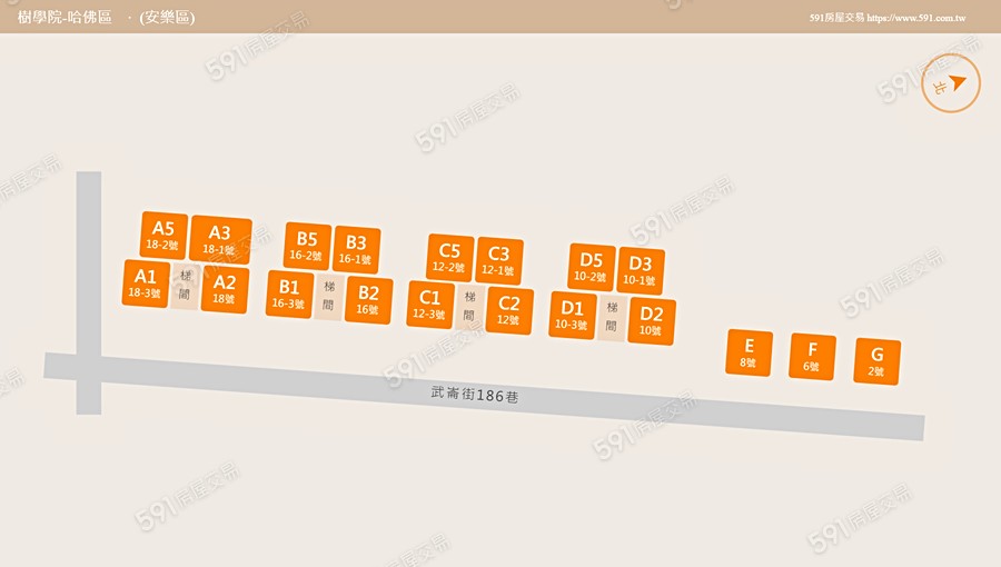 樹學院-哈佛區平面圖