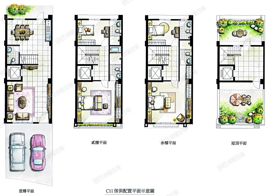 築夢16期土庫格局圖