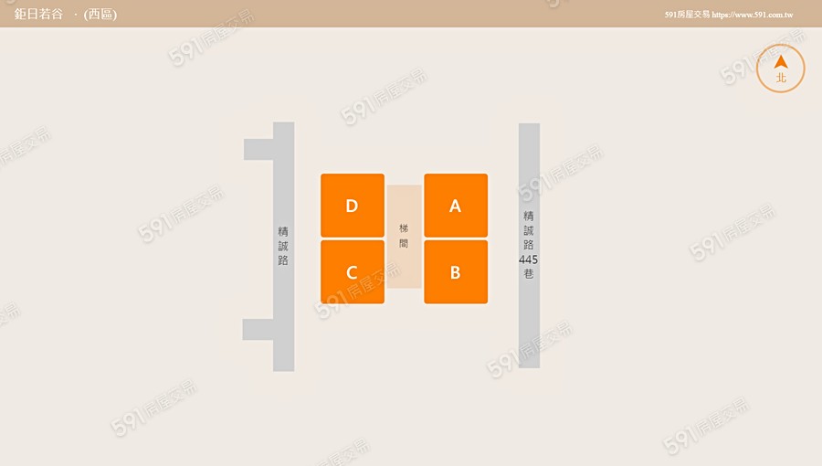 鉅日若谷平面圖