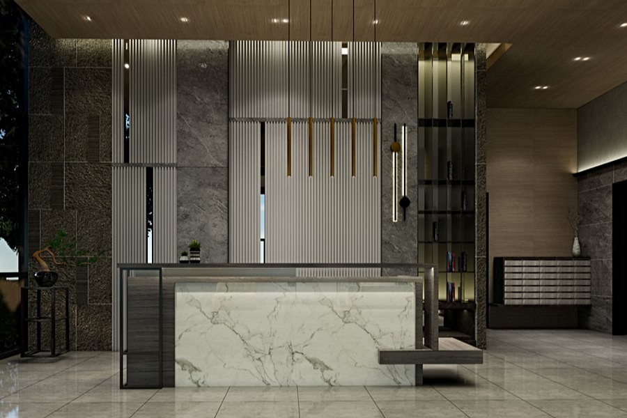 網購當道，社區管理不可少/3D示意圖