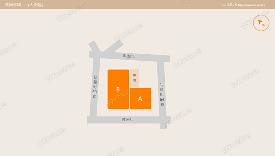 敦南琴朗平面圖