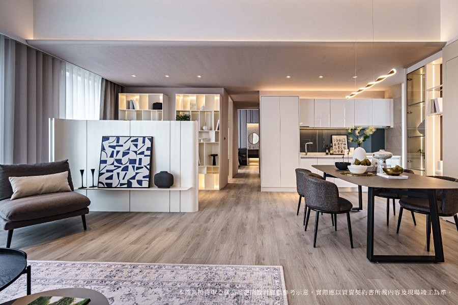 55坪3+1房尺度大器。