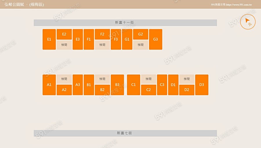 弘峻公園賦平面圖