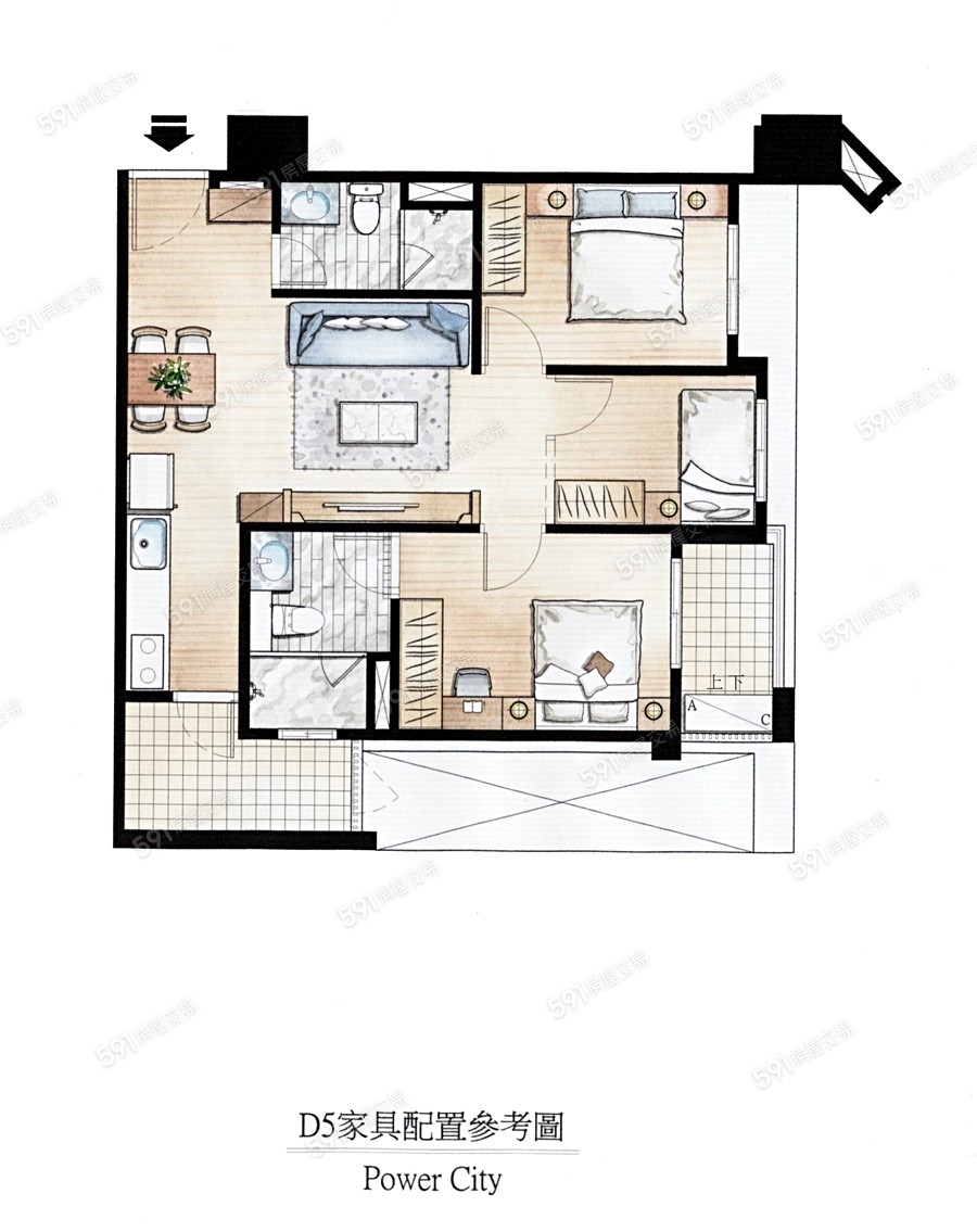 Power City格局圖