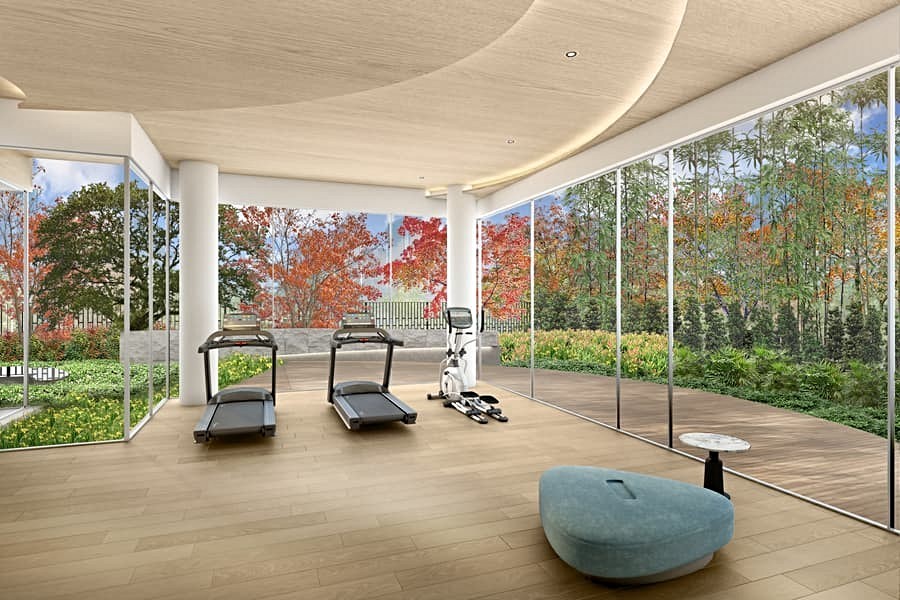 公設健身房/3D示意圖