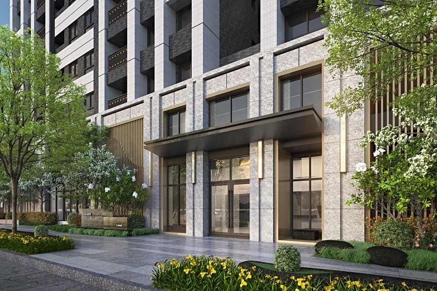 車道從德富路進出/3D示意圖