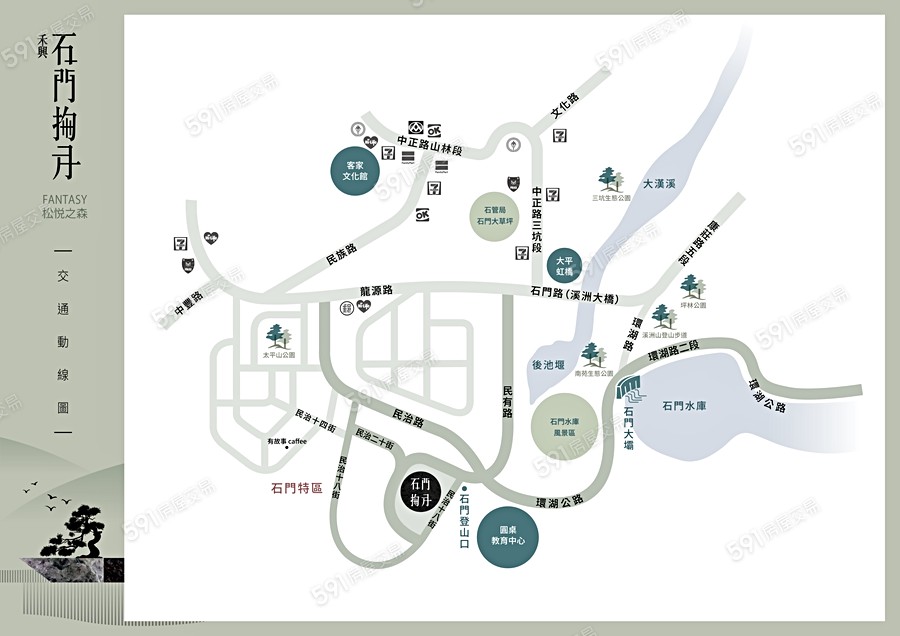 石門掬月交通圖
