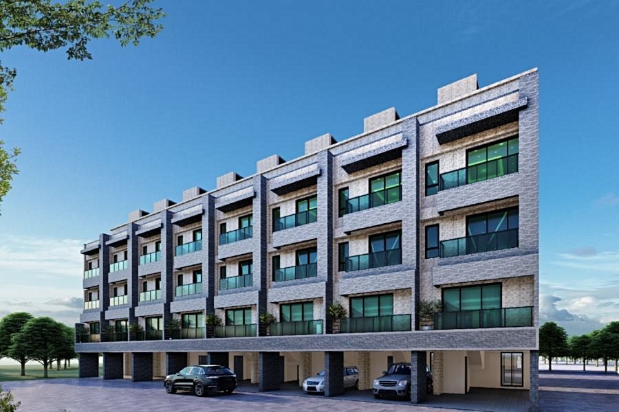 「植日森」透天區3D示意圖。