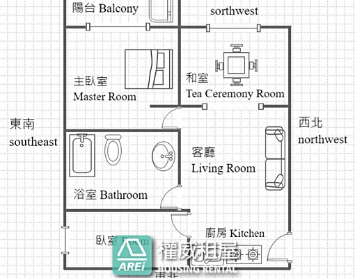 🚇😍三多商圈iHOME高樓日式典雅2+1房權威 - Image 3