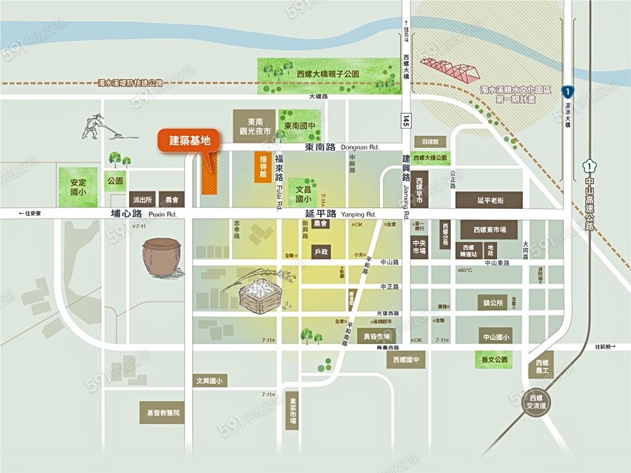 宇荃寶家交通圖