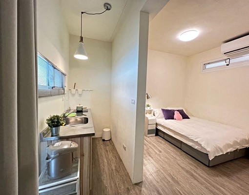 台南長短租首選火車站成大(備陽台/廚房)採光套房(已收訂) - Image 4