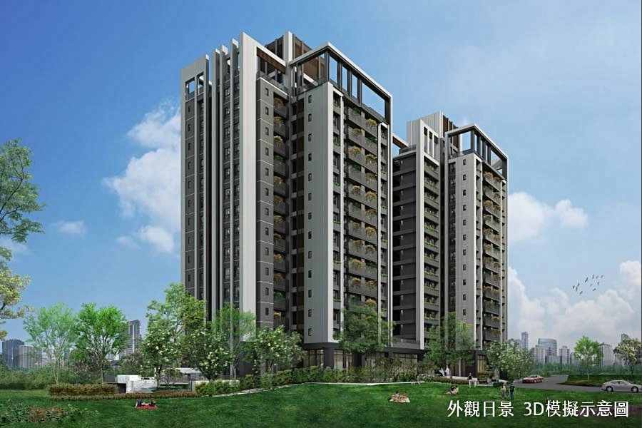 巨鼎Tower花園/3D外觀示意圖