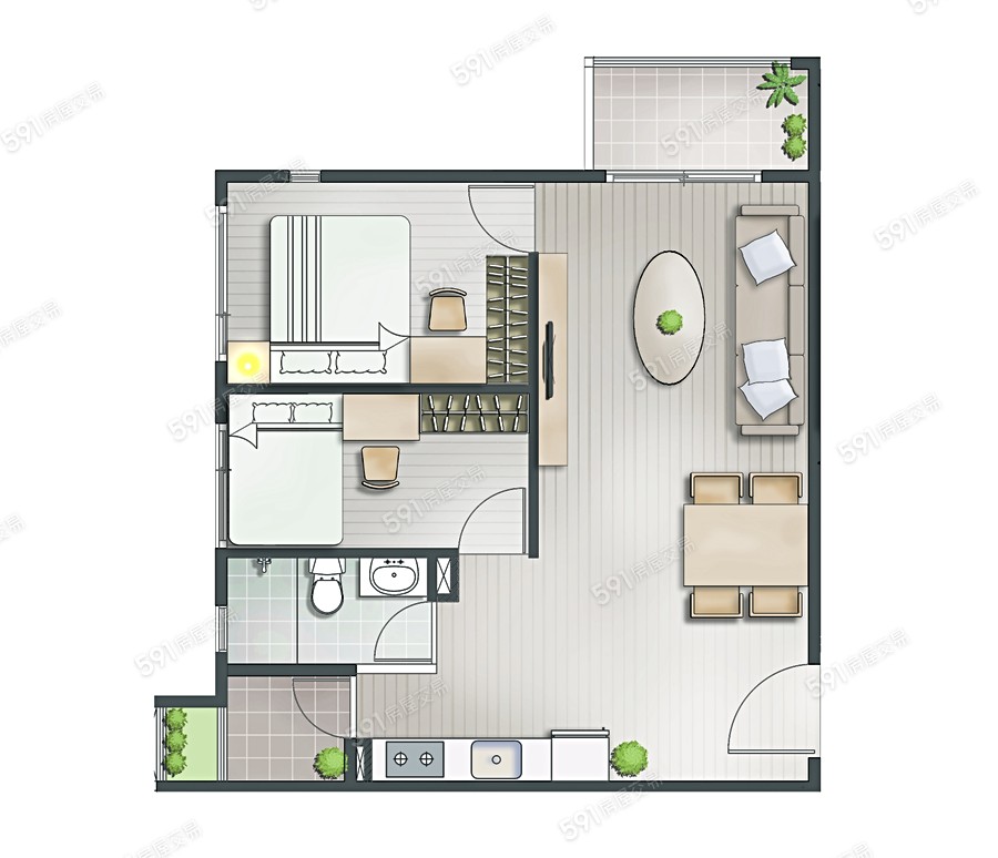 典藏拉菲爾格局圖