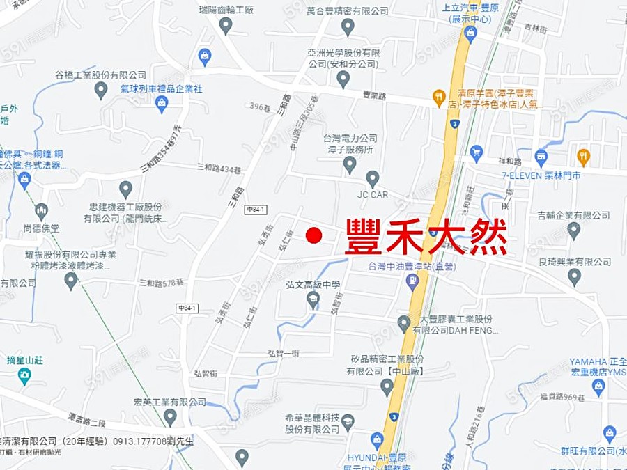 豐禾大然交通圖