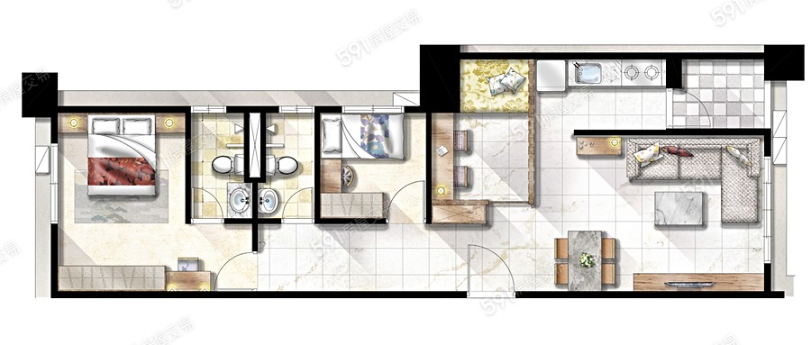 田園休閒家-華廈格局圖