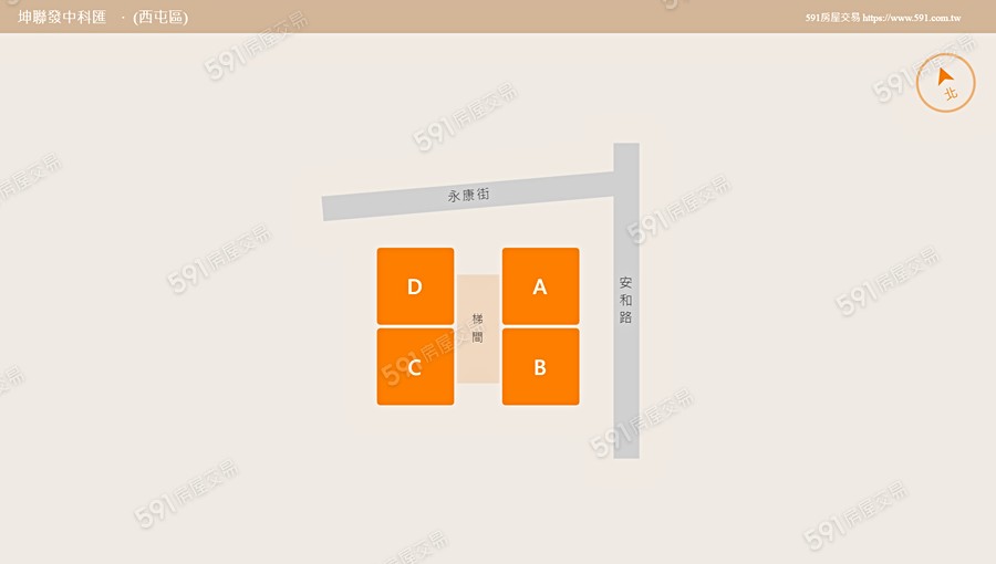 坤聯發中科匯平面圖