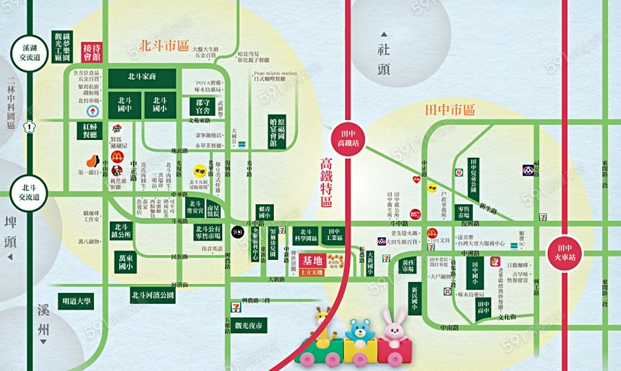 寓見幸福交通圖