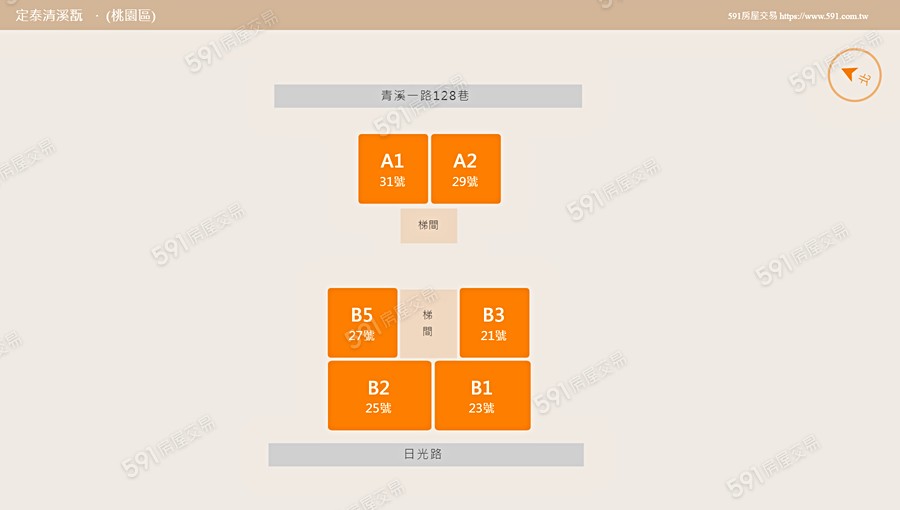 定泰清溪翫平面圖