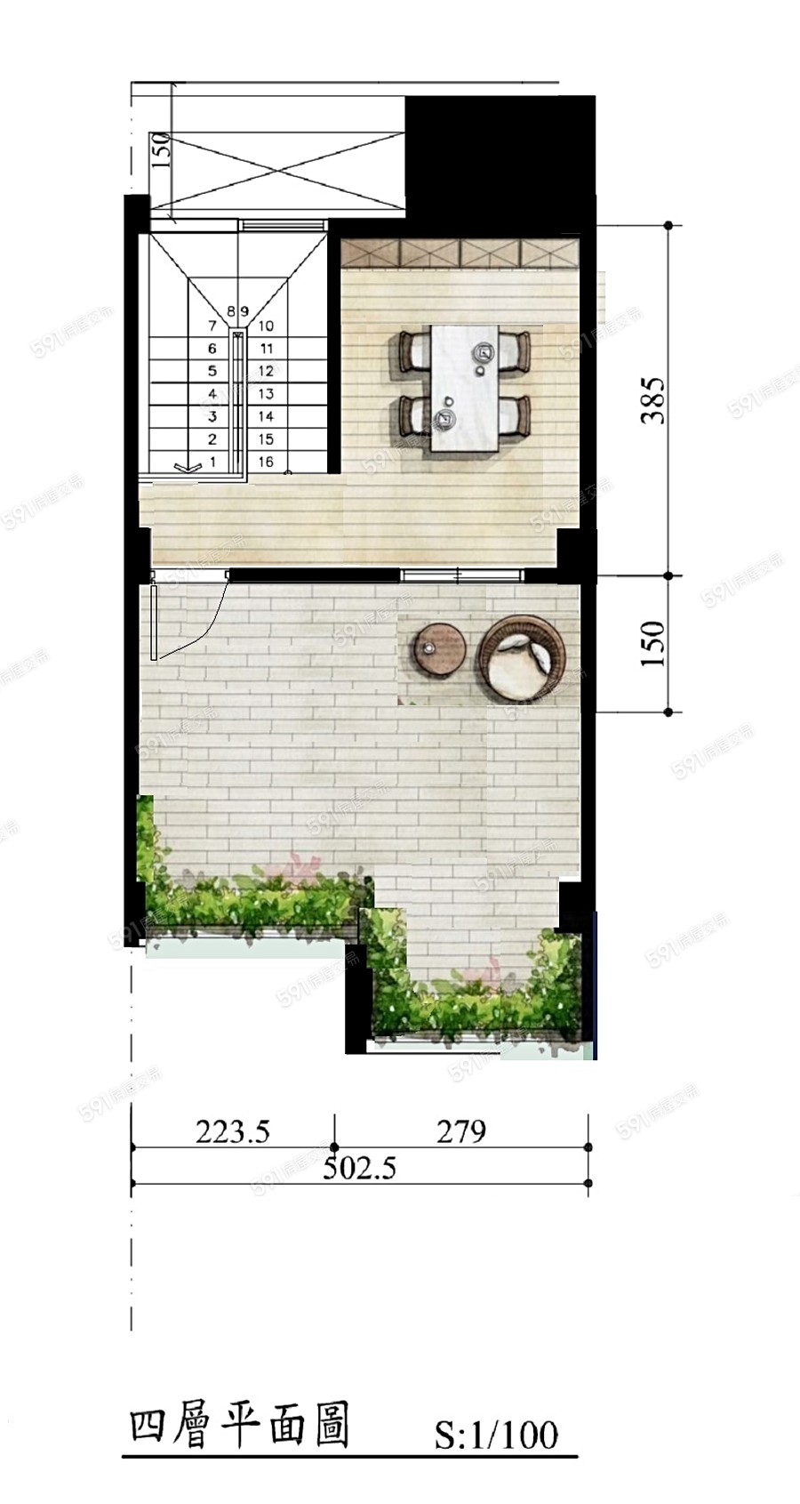 上寬尊品平面圖