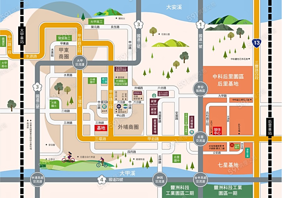 權安好境交通圖