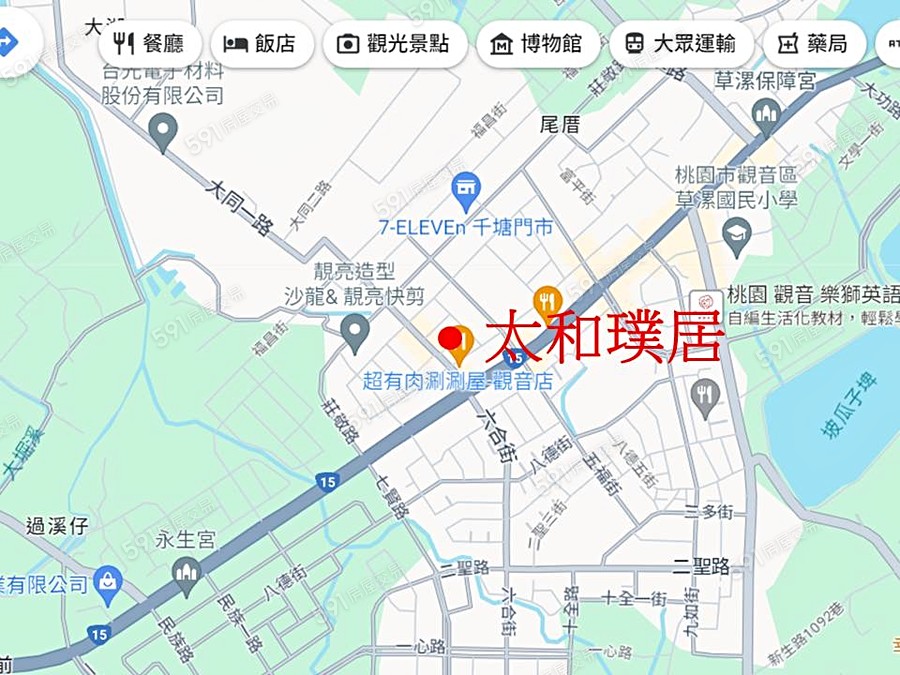 太和璞居交通圖