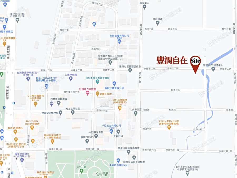 豐潤自在交通圖