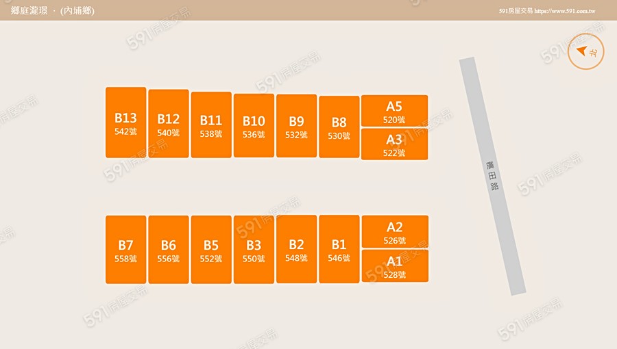 鄉庭瀧璟平面圖