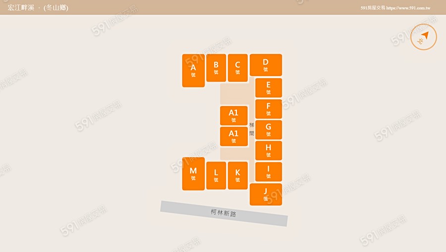 宏江畔溪平面圖