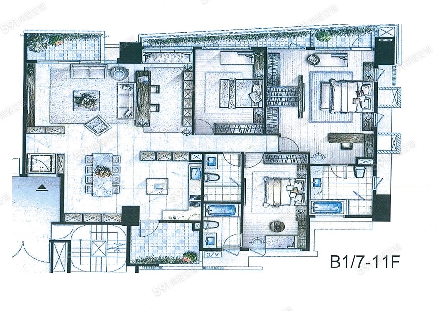 太子華威格局圖