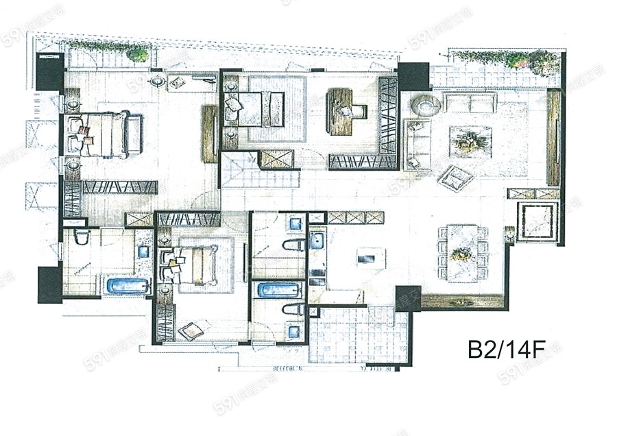 太子華威格局圖