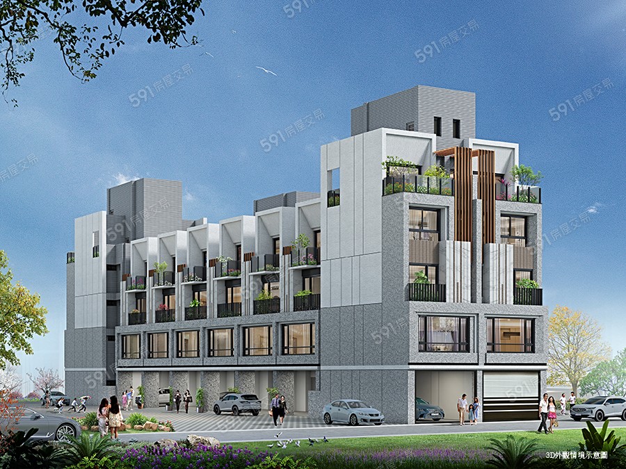 元建築山蒔粼粼示意圖