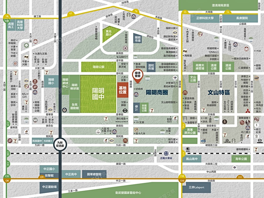 陽明第一廳交通圖