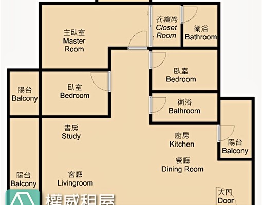 🏙️ 明日匯市景奢華3+1房景觀3陽台+平車-權威 - Image 2