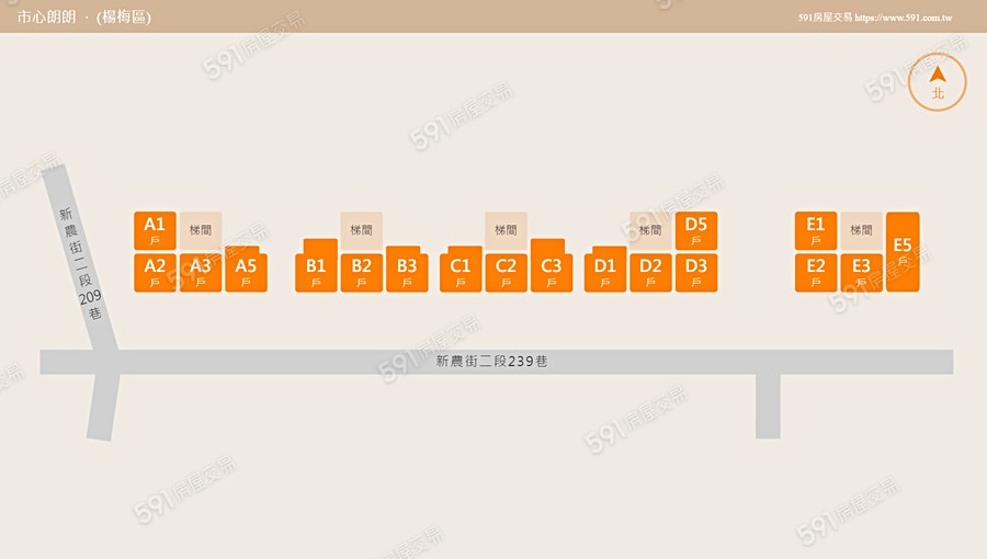 市心朗朗平面圖