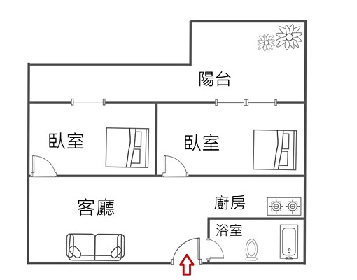 美樹香榭高樓層優美景觀高級住宅區兩房 - Image 11