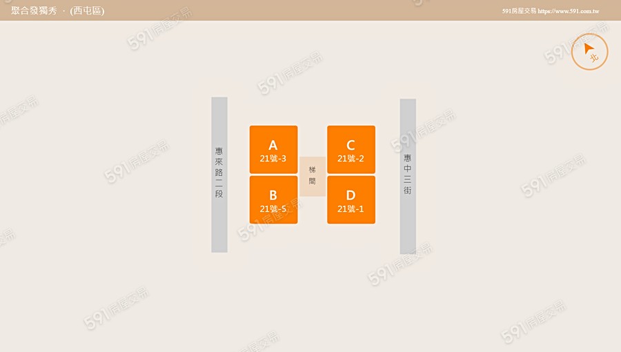 聚合發獨秀平面圖