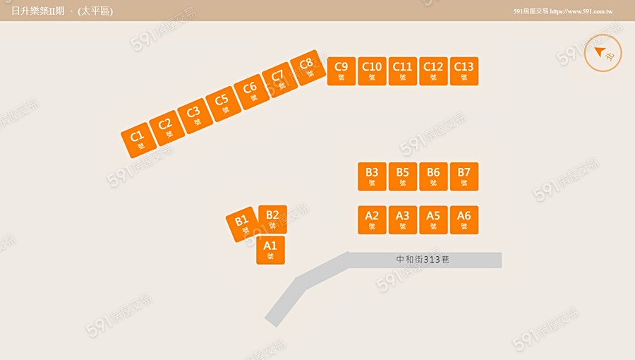 日升樂築Ⅱ期平面圖