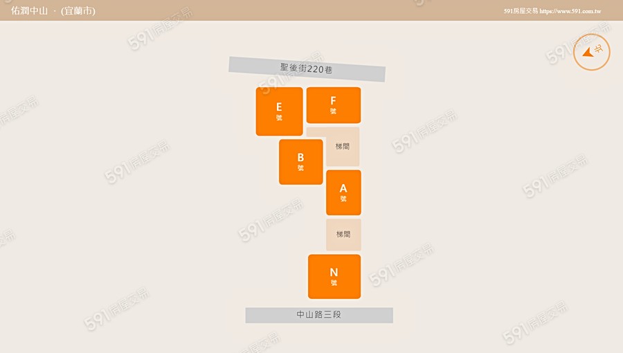 佑潤中山平面圖