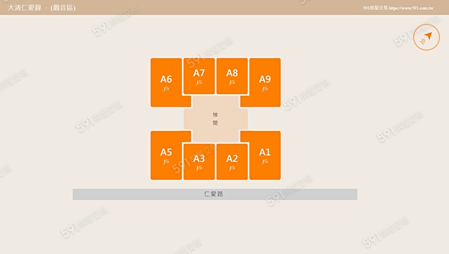 大清仁愛錄平面圖