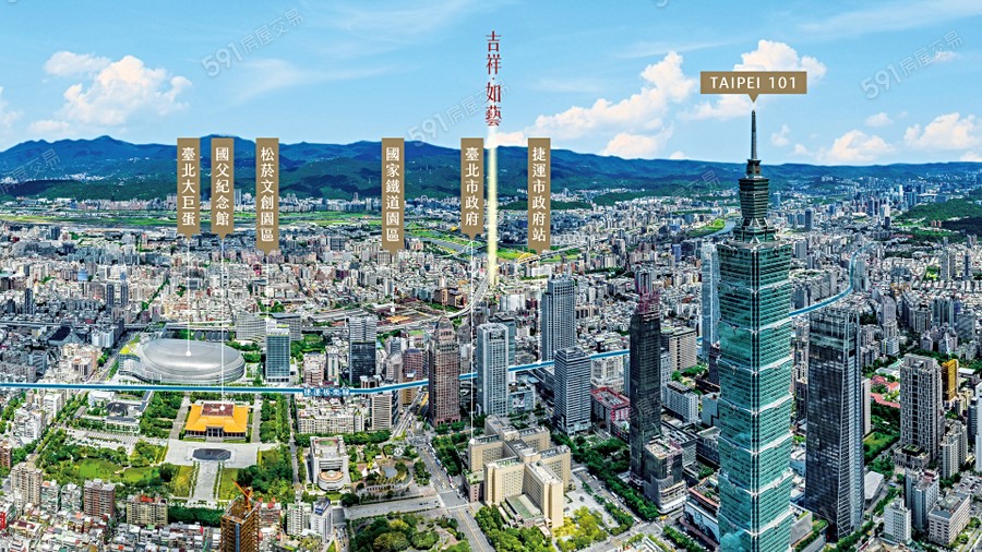 吉祥．如藝交通圖