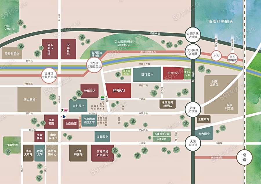 勝美AI交通圖