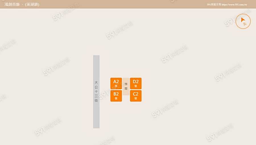 鴻創首藝平面圖