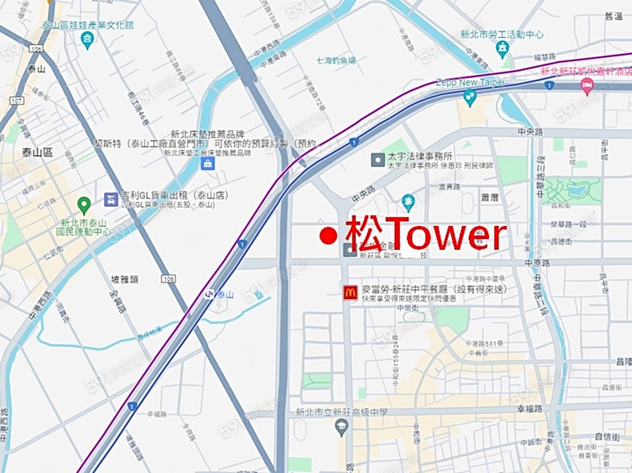 松TOWER交通圖