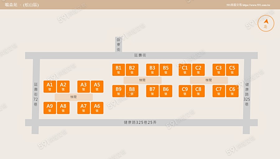 鳴森大苑-鳴森苑平面圖