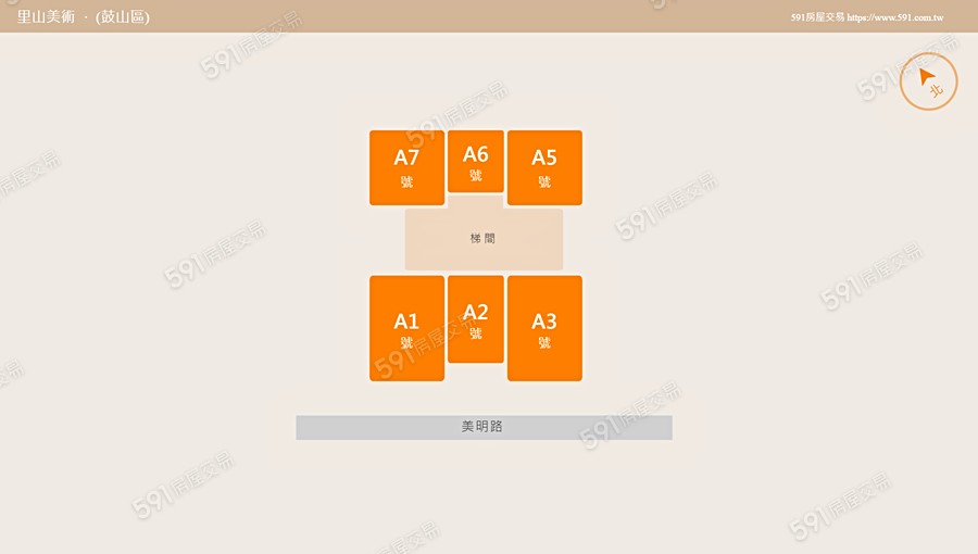 里山美術平面圖