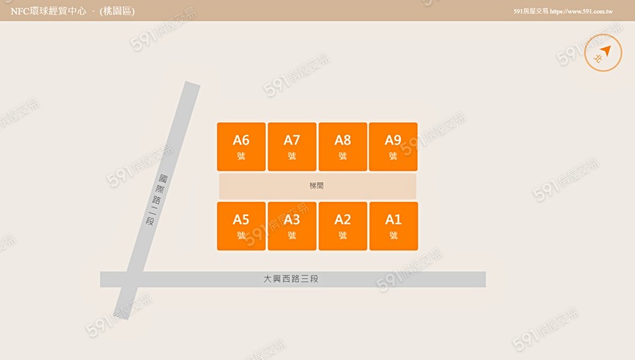 NFC環球經貿中心平面圖